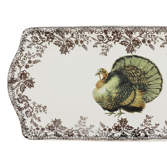 16" x 8" Turkey Ceramic Serving Plate by Ashland®